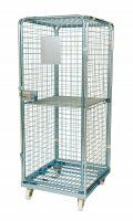Antidiebstahlbehälter 710 x 800 mm rundum geschlossen mit Stahlboden  - Bild 4