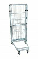Nestbarer Rollbehälter 729 x 818 mm 3seitig mit Klappboden  - Bild 4