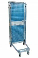Nestbarer Antidiebstahlbehälter 728 x 823 mm rundum geschlossen mit Kunststoffboden 1 ZWB  - Bild 4