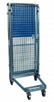 Nestbarer Antidiebstahlbehälter 728 x 823 mm rundum geschlossen mit Klappboden 1 ZWB  - Bild 4