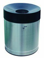 16l-Sicherheits-Abfallbehälter neusilber pulverbeschichtet  - Bild 4