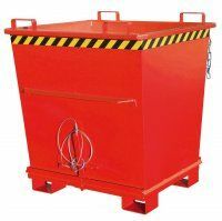 Klappbodenbehälter Typ BKB 1 m3 | 1040 x 1200 x 1270 mm | verzinkt  - Bild 4