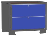LCB II Gitterbox mit Schubladen (Vollauszug) und Blechwänden  - Bild 5