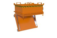 Mini-Klappbodenbehälter Typ MSB 0.24 m3 | 800 x 1000 x 625 mm | RAL 2000  - Bild 5