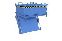 Mini-Klappbodenbehälter Typ MSB 0.24 m3 | 800 x 1000 x 625 mm | RAL 5012  - Bild 5