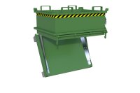 Mini-Klappbodenbehälter Typ MSB 0.24 m3 | 800 x 1000 x 625 mm | RAL 6011  - Bild 5