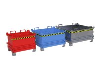 Mini-Klappbodenbehälter Typ MSB 0.13 m3 | 600 x 800 x 625 mm | RAL 6011  - Bild 5