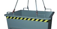 Klappbodenbehälter Typ BKB 1 m3 | 1040 x 1200 x 1270 mm | RAL 2000  - Bild 5