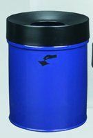 60l-Sicherheits-Abfallbehälter blau pulverbeschichtet  - Bild 5
