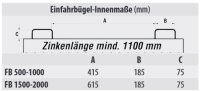Klappbodenbehälter Typ FB 1.50 m3 | 1040 x 1845 x 1145 mm | RAL 6011  - Bild 6