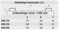 Mini-Klappbodenbehälter Typ MSB 0.37 m3 | 1000 x 1200 x 625 mm | RAL 6011  - Bild 6