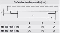 Mülltonnen-Kipper Typ MK 1 x 240 l-Mülltonne | RAL 7005  - Bild 6