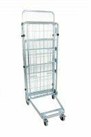 Nestbarer Rollbehälter 729 x 818 mm 3seitig mit Klappboden  - Bild 7